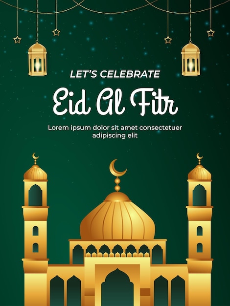 Vecteur collection de cartes de voeux vectorielles gratuites pour la célébration du ramadan