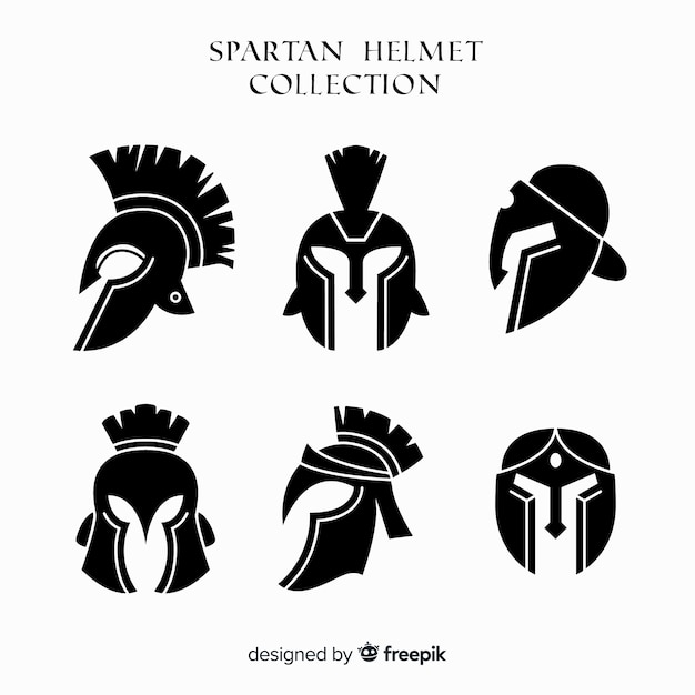 Collection De Casque Silhouette Spartan