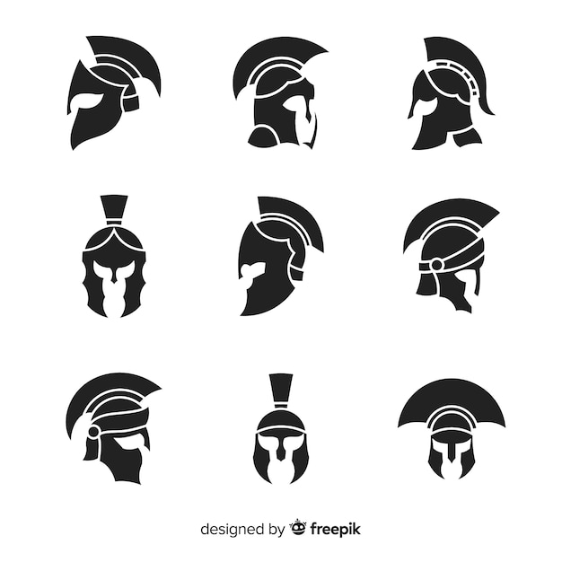 Collection De Casque Silhouette Spartan