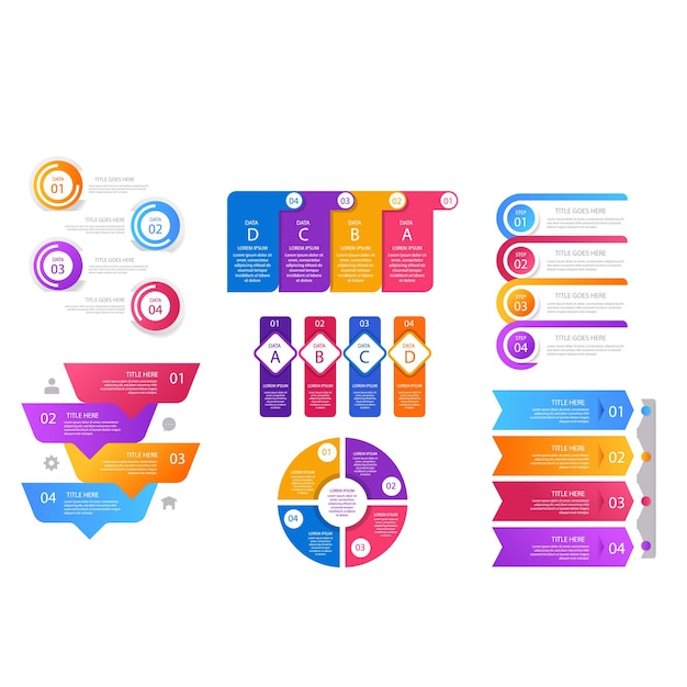 Collection complète d'infographies