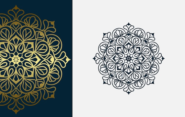 Collection de conception de formes vectorielles de style mandala