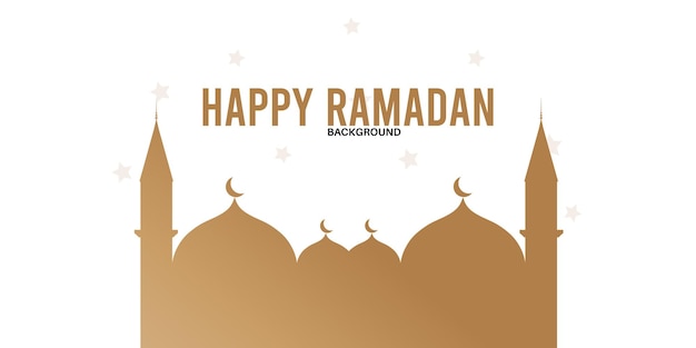 Collection de design Happy Ramadan pour les médias sociaux