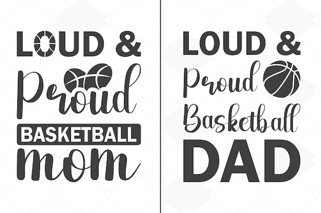 Vecteur collection de design de t-shirts de basket-ball basket-ball svg ballon de paquet quotes svg