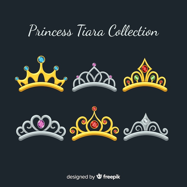 Collection De Diadème De Princesse D'or