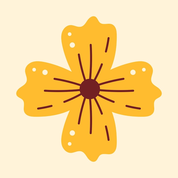 collection d'éléments de conception de fleurs du mois du patrimoine amérindien