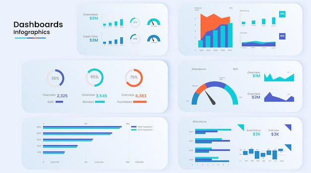 collection d&#39;éléments infographiques