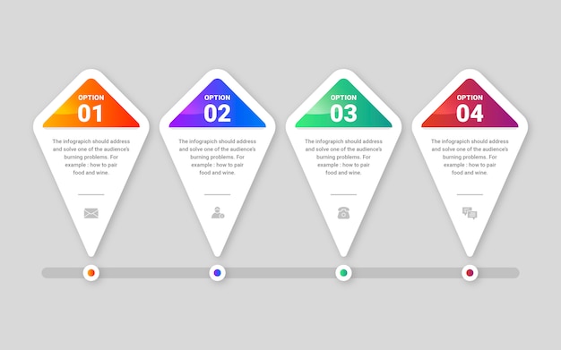 Collection D'étapes D'infographie