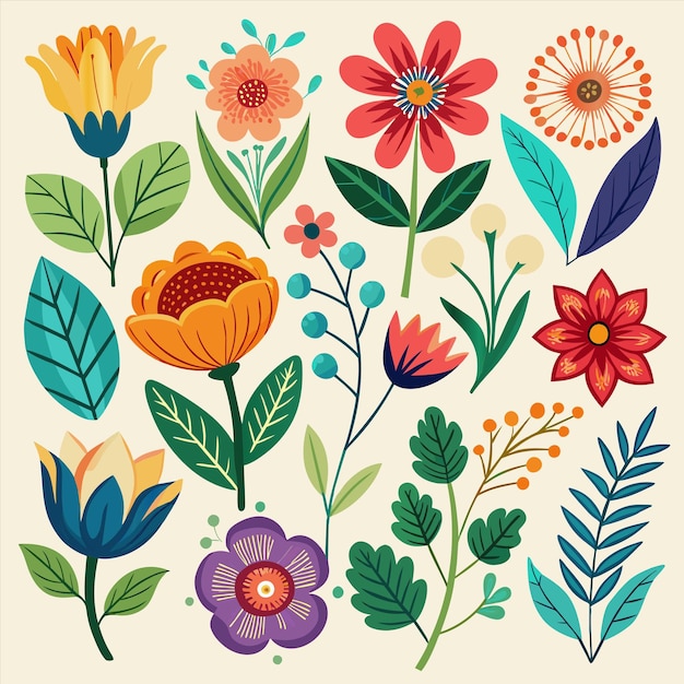 une collection de fleurs dont une qui a le mot printemps