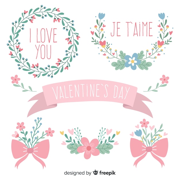 Collection De Fleurs Valentine