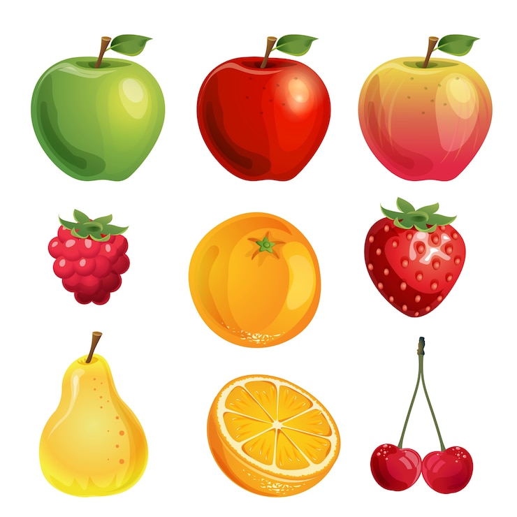collection de fruits