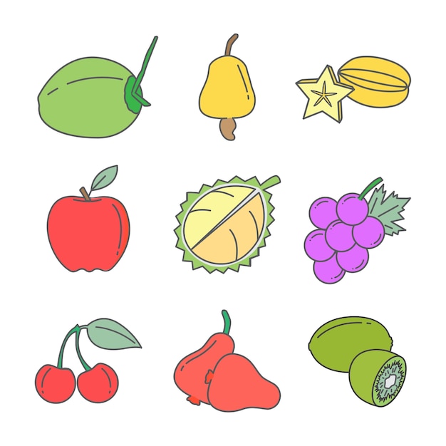 Collection De Fruits