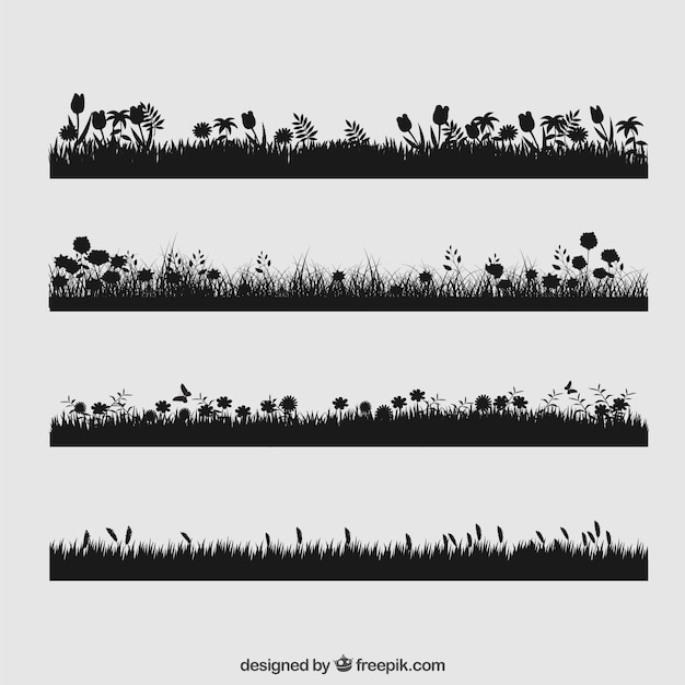 collection d'herbe Floral