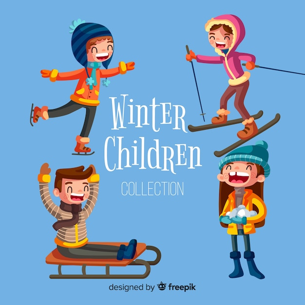 Collection D'hiver Pour Enfants