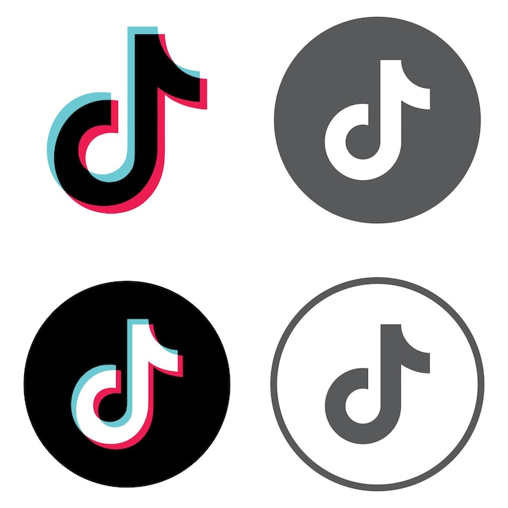 Vecteur collection d'icônes de médias sociaux originaux et ronds ou de logos de réseaux sociaux à vecteurs plats