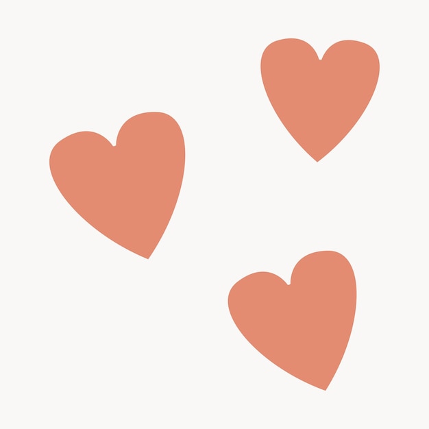 Collection d'icônes de symbole d'illustrations de coeur ensemble vecteur de symbole d'amour