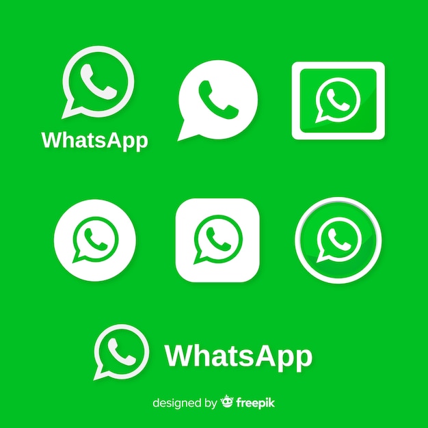 Collection d&#39;icônes Whatsapp