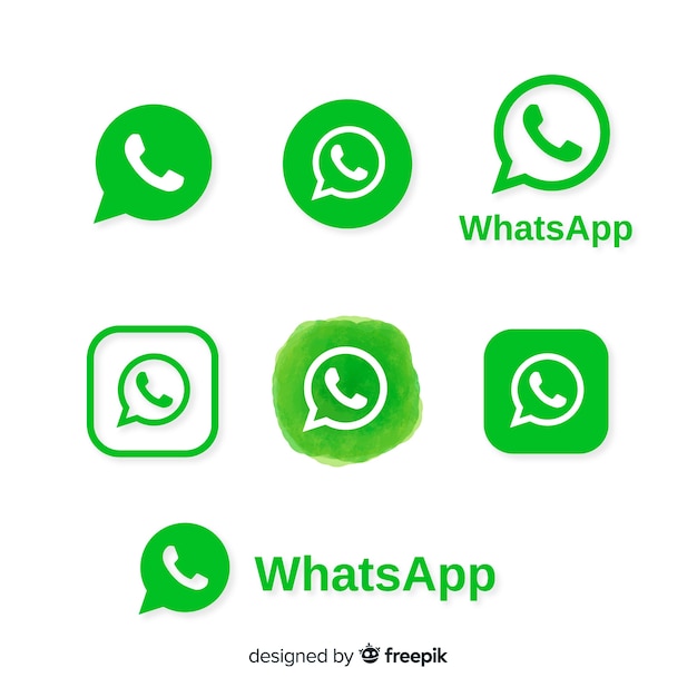 Collection d&#39;icônes Whatsapp