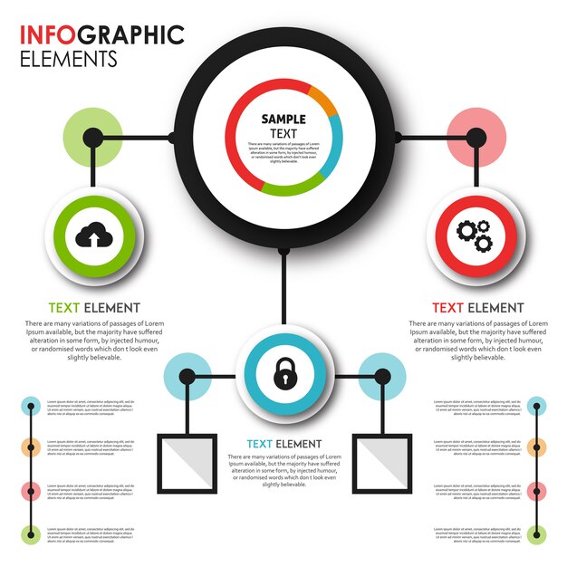 Collection Infographique De Vecteur Créatif