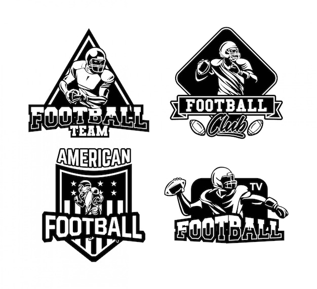 Collection D'insignes De Football Américain