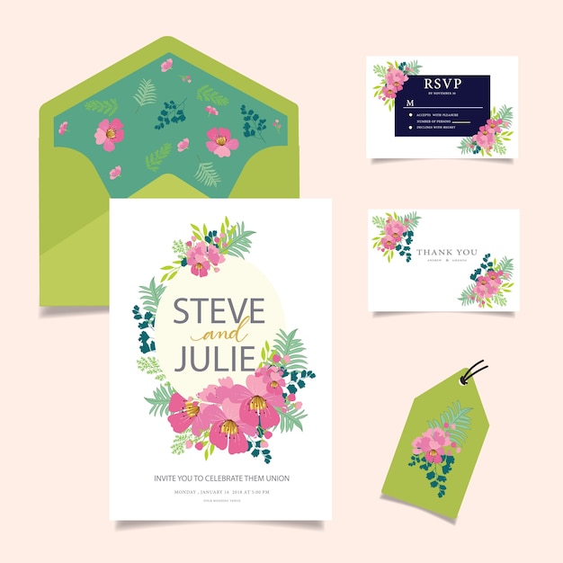 Collection D'invitation De Mariage