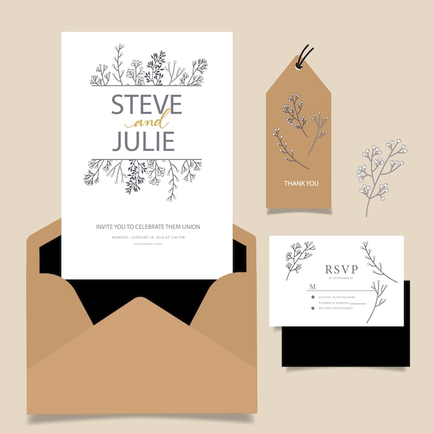 Collection D'invitation De Mariage