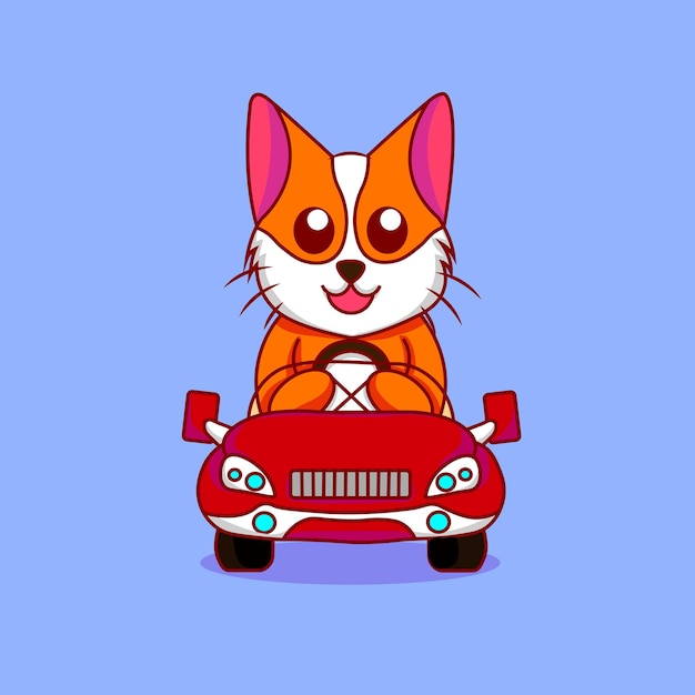 Collection de jeu premium de vecteur de chien mignon