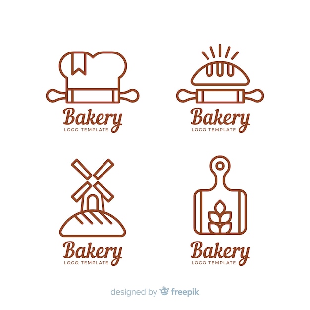 Collection De Logo De Boulangerie