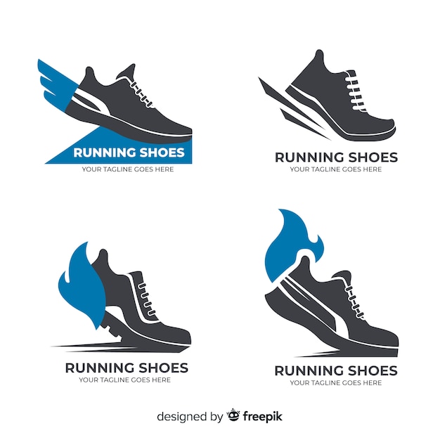 Collection De Logo De Chaussures De Course