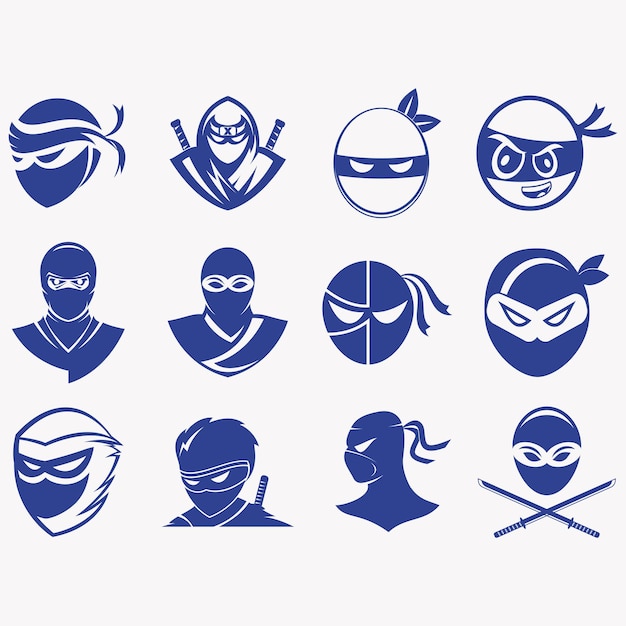 Collection De Logos De Ninja