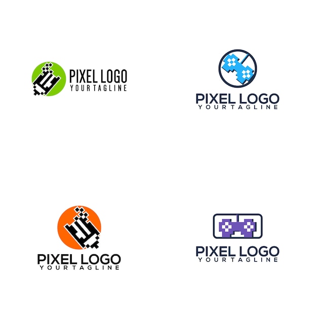 Collection De Logos De Pixels