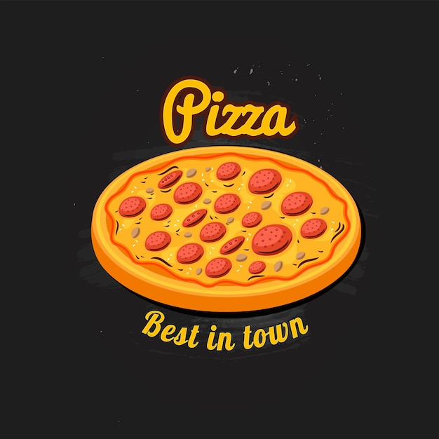 Vecteur la collection de logos de la pizzeria vector