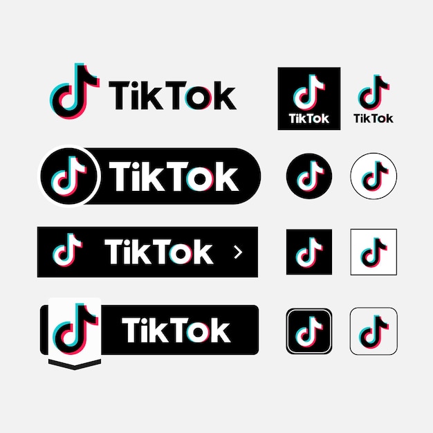 Collection De Logos Tiktok