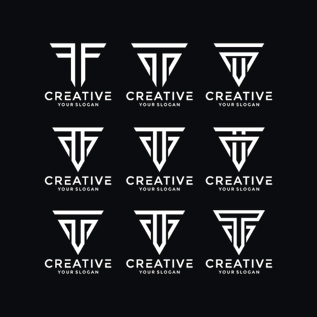 Collection de modèles de logo F