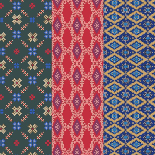 Collection de motifs Songket