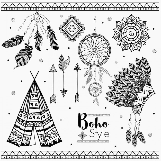 Collection d&#39;objets ethniques