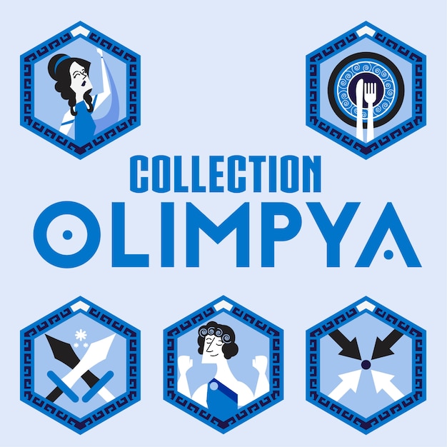 Vecteur collection olimpya icon