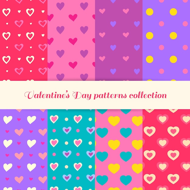 Collection de patrons de Saint Valentin