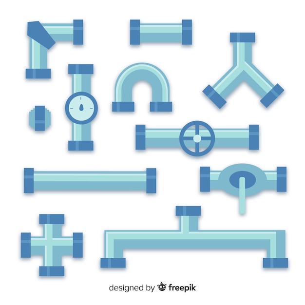 Collection de pipelines à design plat