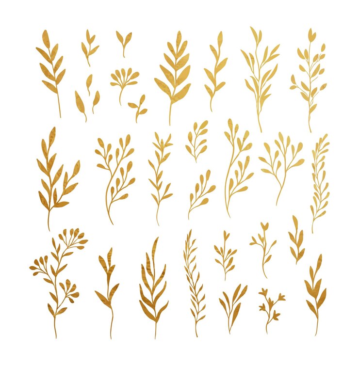 Vecteur une collection de plantes avec les mots printemps sur elles