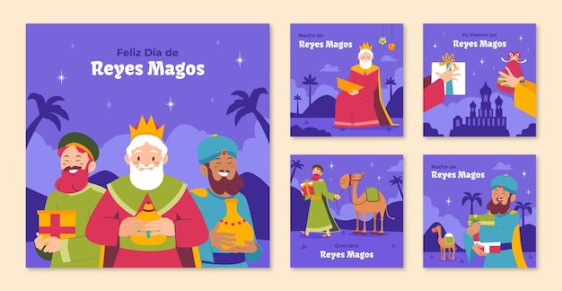 Une collection de posts sur Instagram pour les magiciens de reyes