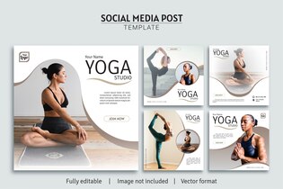 modèle de post yoga