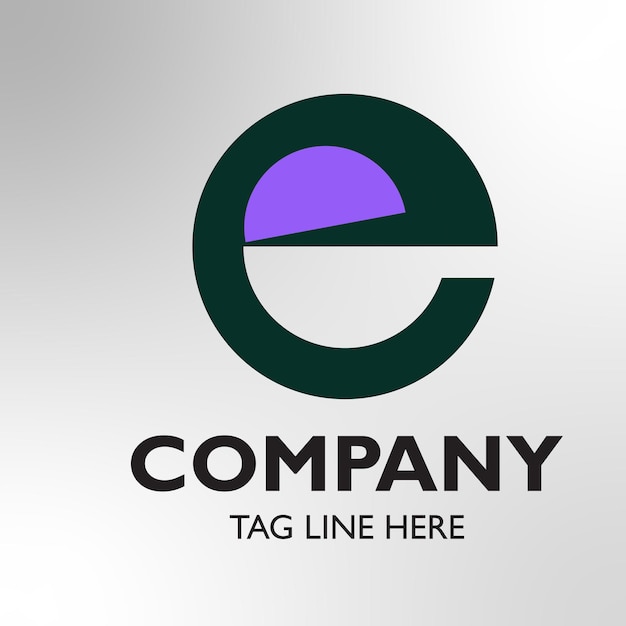 Vecteur une collection de quatre logos d'entreprises différents
