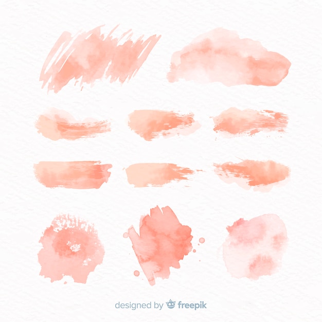 Collection de taches d&#39;aquarelle