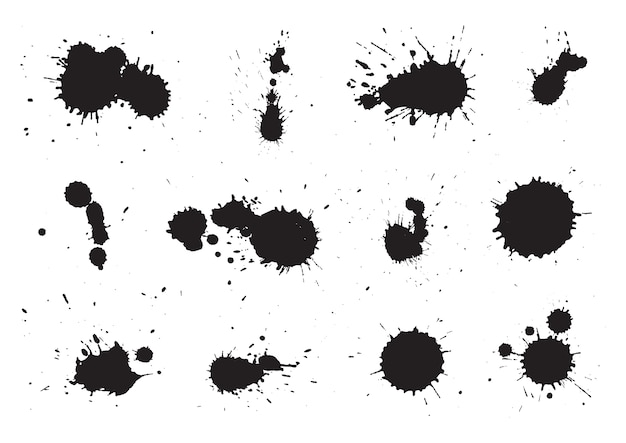 Collection de taches d'encre