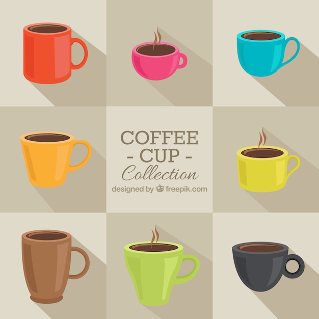 Collection de tasse de café
