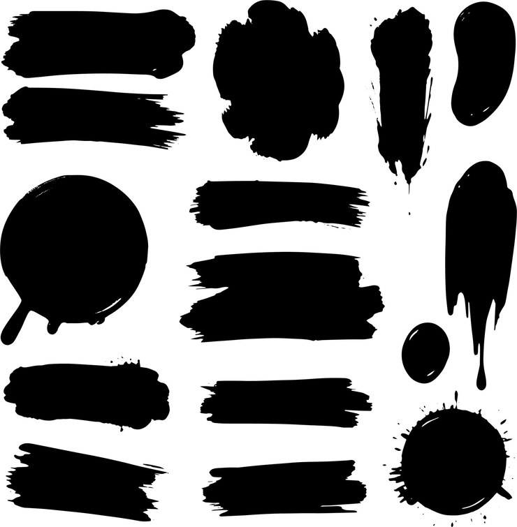 Vecteur collection de vecteurs de coups noirs