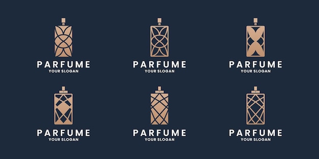 Collections Luxueuses De Conception De Logo De Parfum