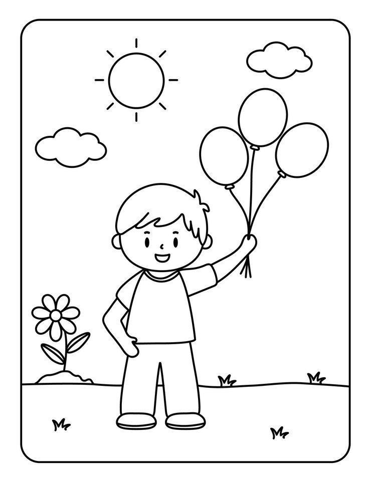 Vecteur coloration d'illustrations vectorielles dessins animés simples pour enfants des pages à colorier amusantes et créatives pour filles