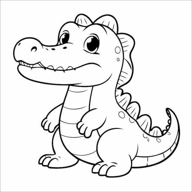 Coloriage Alligator Dessin Pour Les Enfants