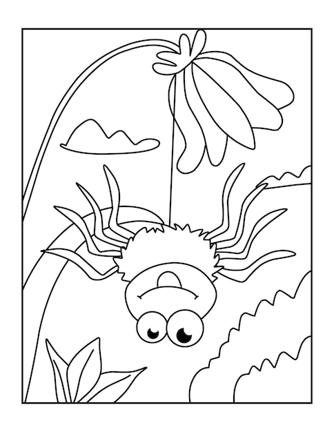 Coloriage Araignée Araignée